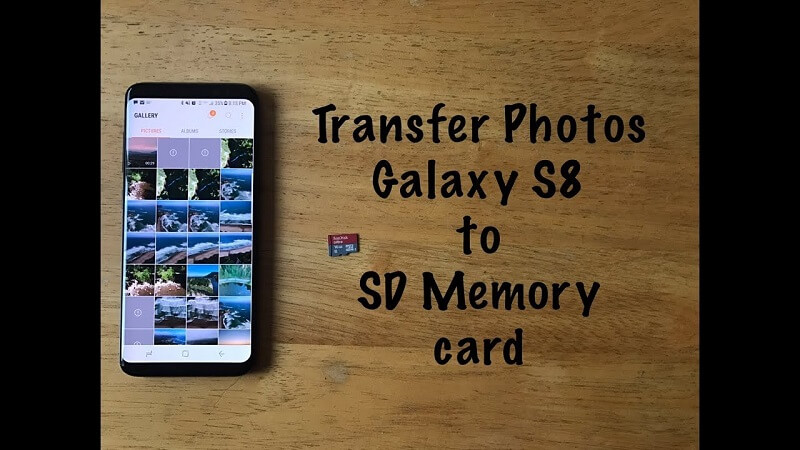 كيفية نقل الصور إلى بطاقة Sd على Galaxy S8