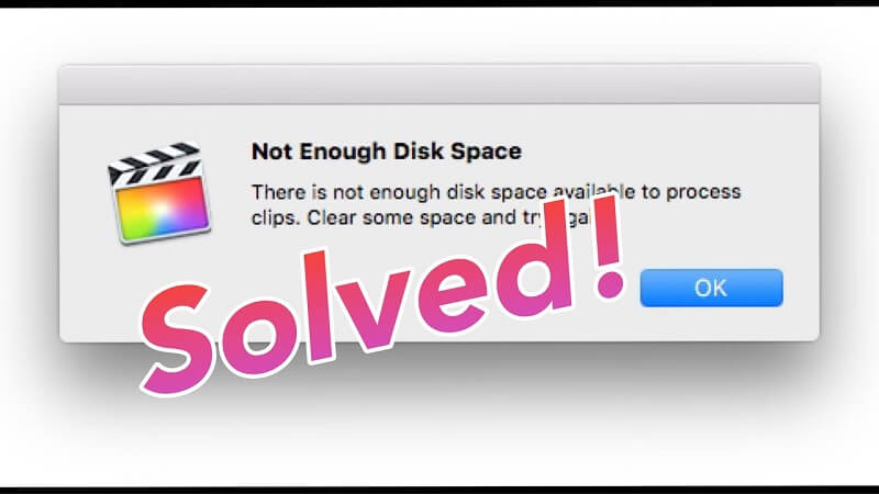 Imovie Not Enough Disk Space