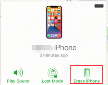 Erase iPhone without iTunes Using Find My iPhone Feature