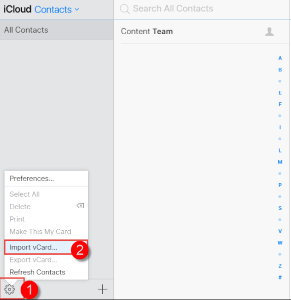 Överför kontakter från Huawei till iPhone med hjälp av ett iCloud-konto