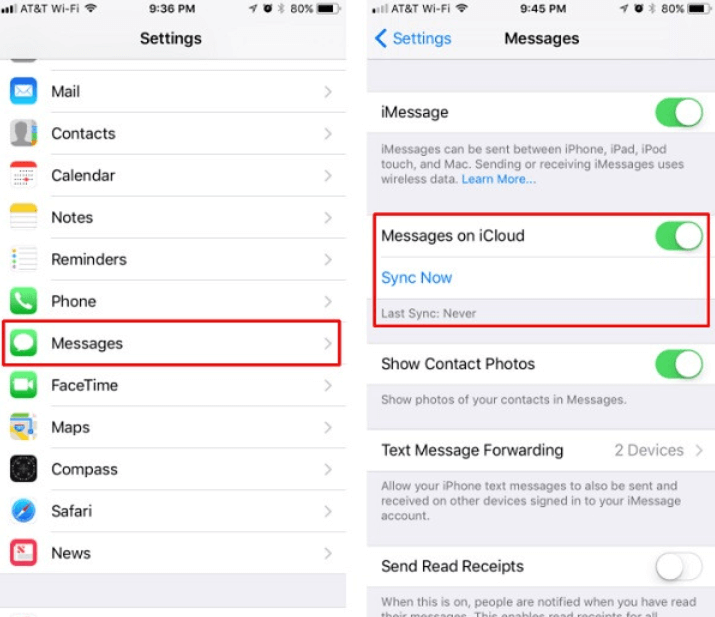 Download Text Messages from iCloud