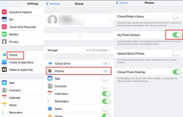 Extract Photos from iPhone through iCloud