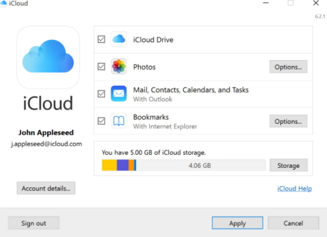 Como transferir dados do iPhone para o laptop através do iCloud