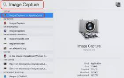 Importe vídeos do iPhone para o Mac através do Image Capture