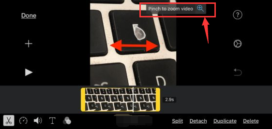 iPhone에서 iMovie를 사용하여 자르는 방법