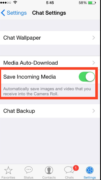Save WhatsApp Media Files on iPhone Using Inbuilt Functions