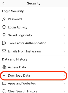 Säkerhetskopiera Instagram-data med iOS- eller Android-enhet