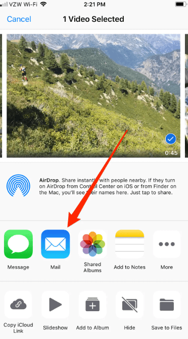 Extract Photos from iPhone through Email