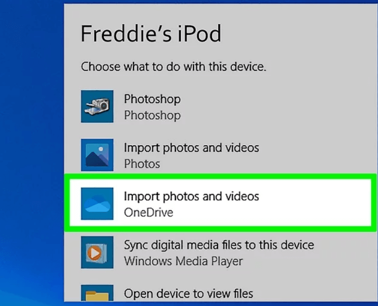 iPod에서 Windows 개인용 컴퓨터로 사진을 전송하는 방법