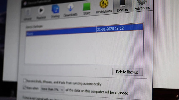 How to Delete iTunes Backups