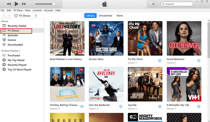 Add TV Shows to iTunes Store on Mac or Computer