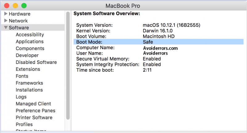 Fix Can't Empty Trash Because Disk Is Full via Safe Mode