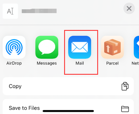 Använd din e-post för att exportera iPhone-kontakter till CSV
