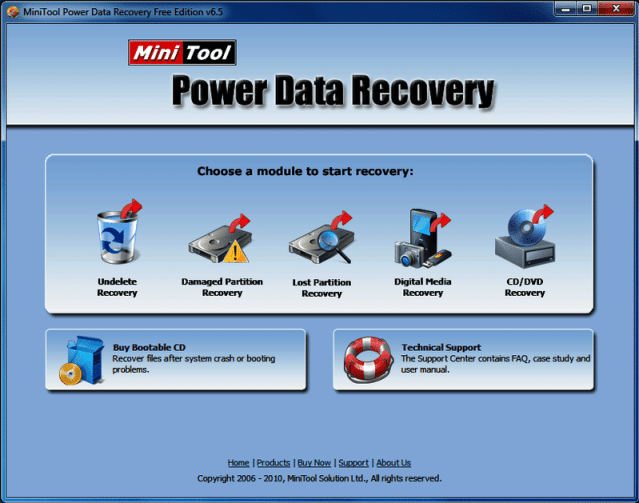 Undelete Software MiniTool Power Data Recovery