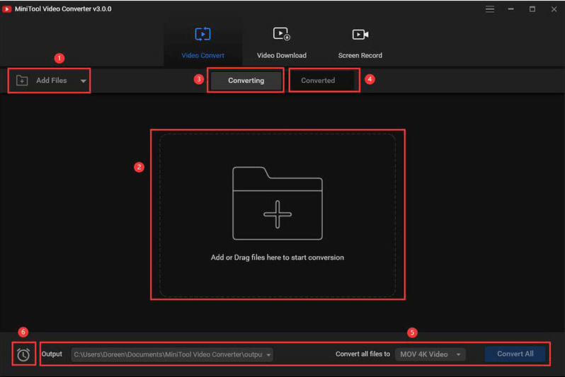 Converta F4V para MP4 usando o MiniTool Video Converter