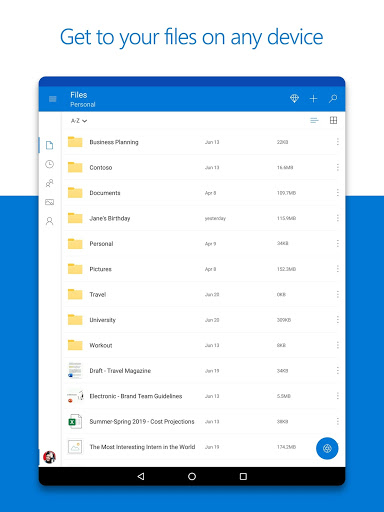 OneDrive 앱을 사용하여 MP4를 iPad/iPhone으로 전송