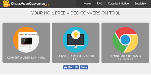 Video Converter Online을 사용하여 FLAC를 iTunes로 변환
