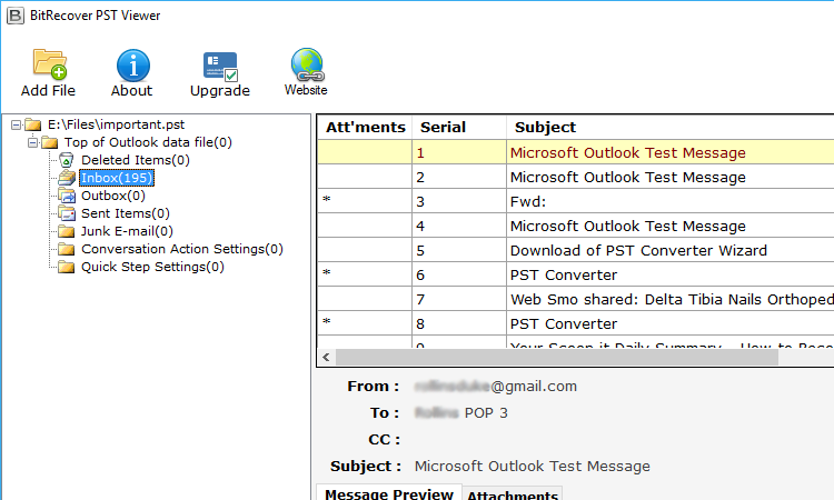 Use Bitrecover PST Viewer to Open Outlook Data File Without Outlook