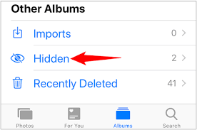 Find Hidden Photos on iPhone