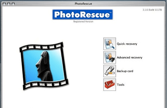 The Simple Interface Of PhotoRescue