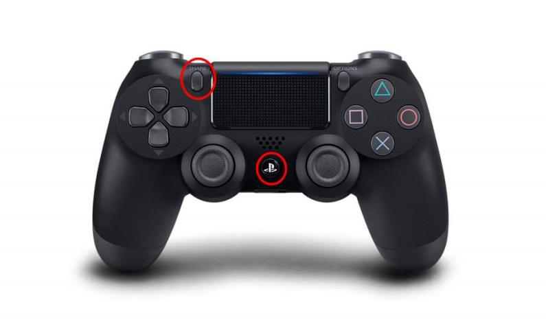 Screen Record on PS4 Using the Share Button