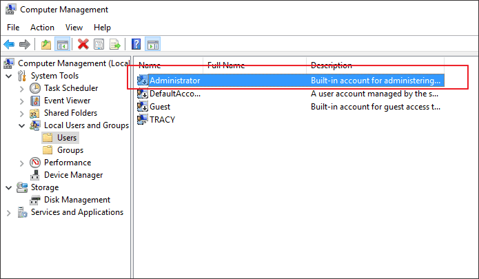通过启用 Windows 10 管理员帐户在 Windows 更新删除所有内容后恢复数据