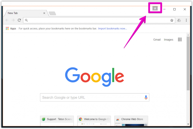 Re-login to Chrome Account