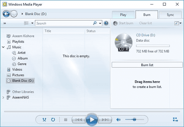Remove Conflicted Files to Fix Windows Media Player Cannot Burn Some Files