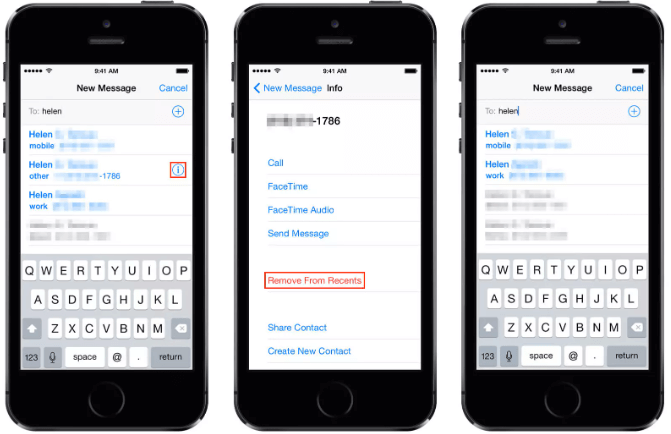 Delete Recent Contacts on Your iPhone