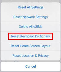 Permanently Delete iPhone Keyboard History