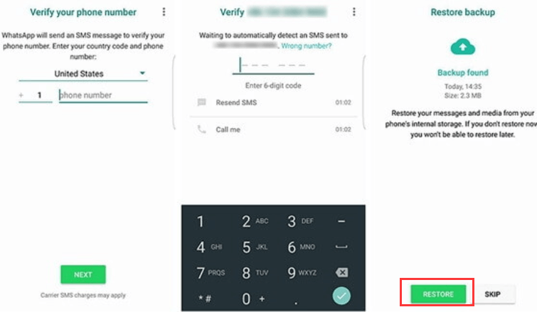 Recupere mensagens excluídas do WhatsApp em qualquer telefone Android