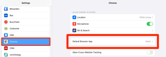 How to Change The Default Browser on iOS 14