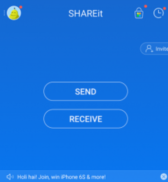 Transfer Text Messages via SHAREit