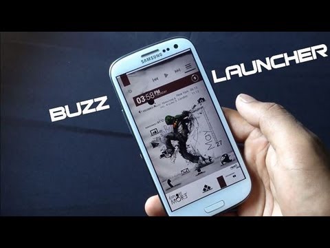 Melhor lançador Android Buzz Launcher