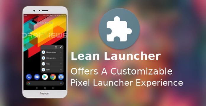 Melhor lançador Android Lean Launcher