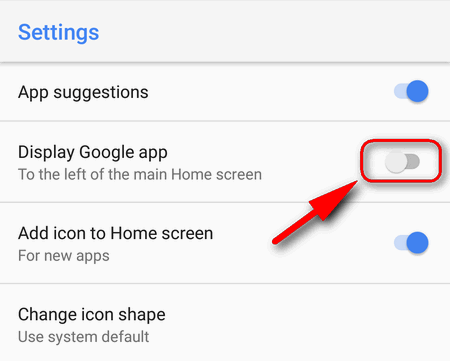 Remove Google Search Bar On Android Disable Google App