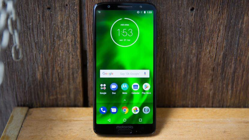 Os 10 melhores telefones Android 2018 Motorola Moto G6