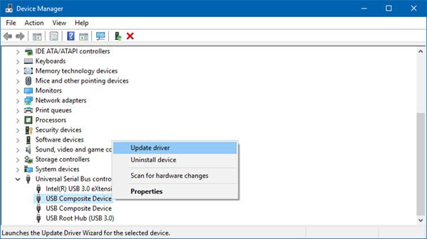 Update USB Drivers Via Device Manager To Fix A Corrupted Flash Drive Without Formatting