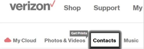 Restore Contacts to A New Phone Using Verizon Cloud