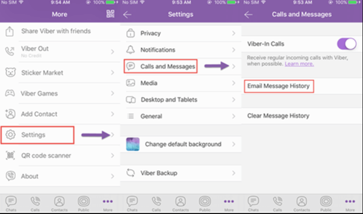  Transfer Viber History from iPhone to Computer Using Viber