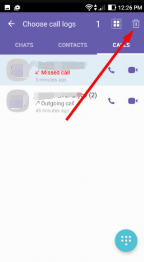 Delete The Viber Call History on Your Device Manually
