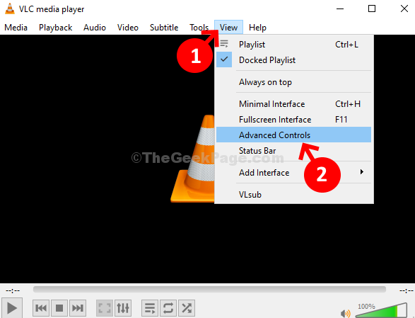 VLC Media Player의 고급 제어