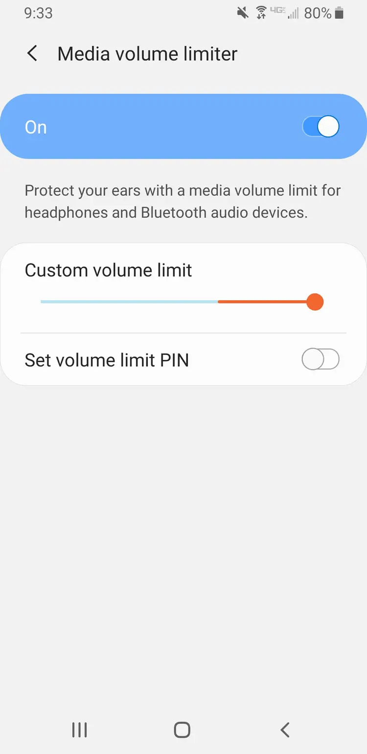 turn off automatic volume control android