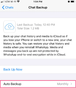iCloud를 사용하여 iPhone의 WhatsApp에서 오디오를 저장하는 방법은 무엇입니까?
