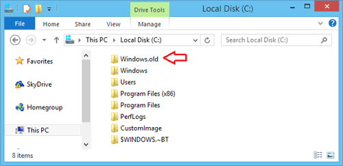 Windows 컴퓨터에서 Windows 이전 파일 실행