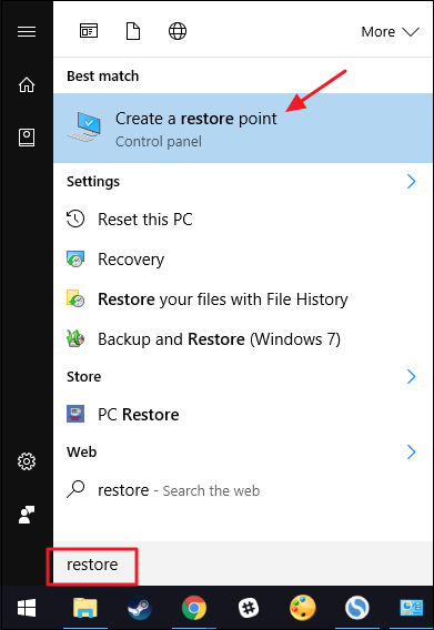 Enable System Restore to Recover Deleted Drivers in Windows 10