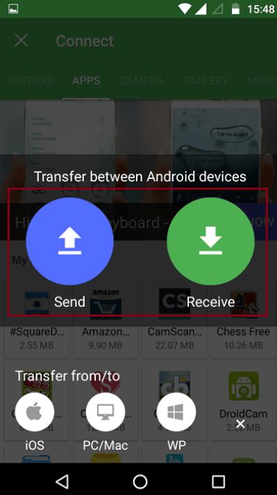 How to Transfer Videos from Android to iPhone Using Xender