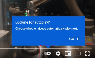 YouTube Autoplay fortsätter att aktivera mobilappen