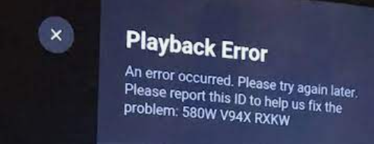 Causes of YouTube Playback Errors