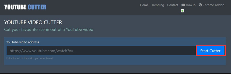 Cut Audio from YouTube Using The YouTube Cutter